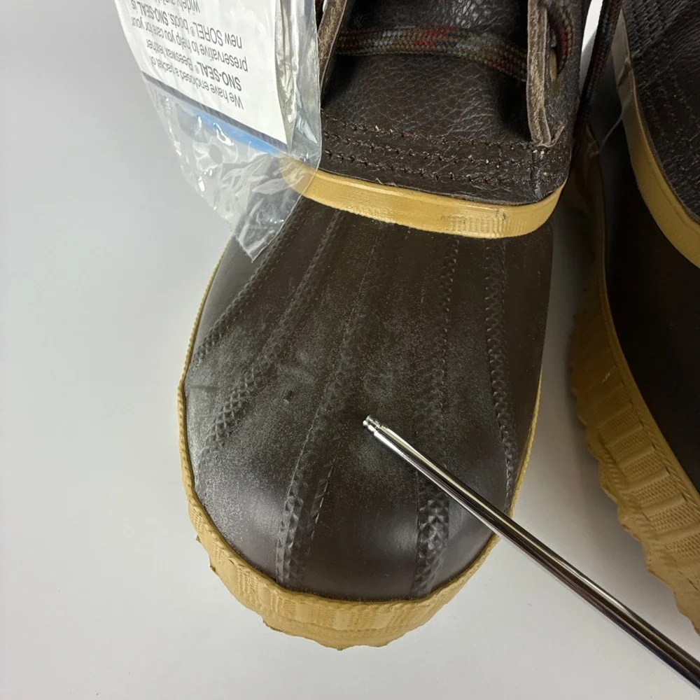Vintage Sorel Caribou Winter Snow‎ Boots Mens 7 Arctic Pac Chocolate  Canada New